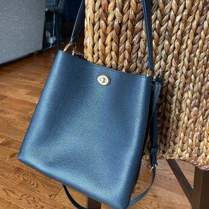 Coach Charlie Leather Bucket Bag